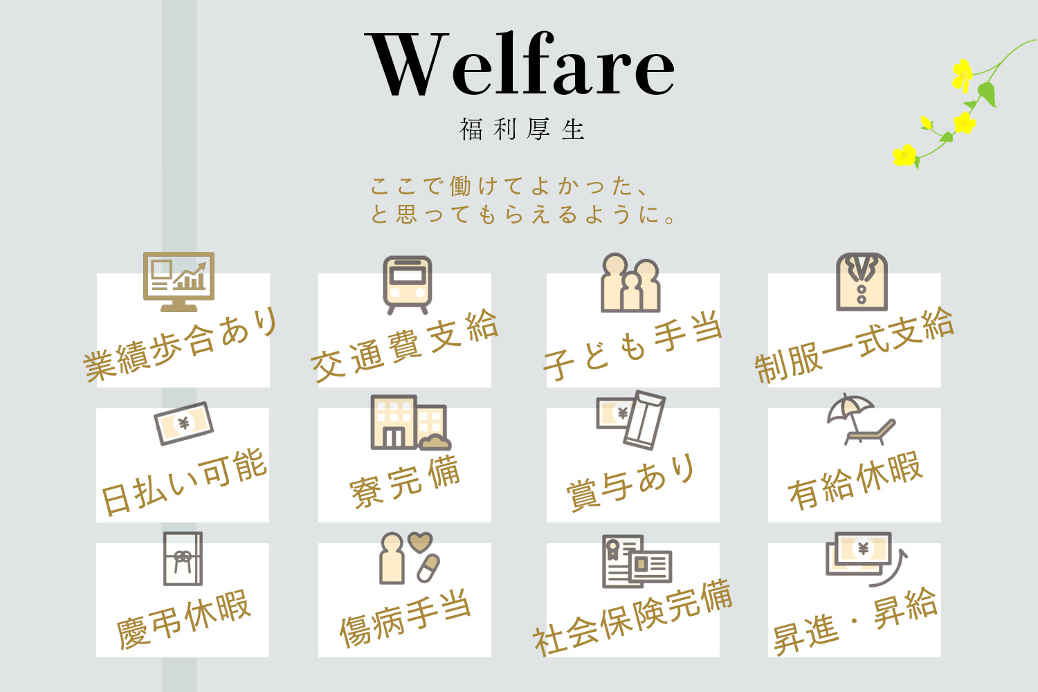 福利厚生スライド